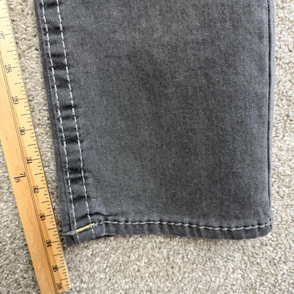True Religion Ricky Big T Relaxed Straight Jeans Grey Smores Mens‎ 29x34 NEW